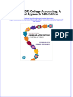 Ebook Download (Ebook PDF) College Accounting: A Practical Approach 14th Edition All Chapter