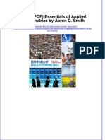 Ebook Download (Ebook PDF) Essentials of Applied Econometrics by Aaron D. Smith All Chapter