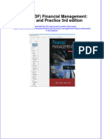 Ebook Download (Ebook PDF) Financial Management: Theory and Practice 3rd Edition All Chapter