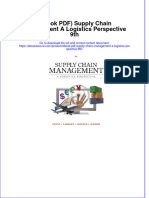 Ebook Download (Ebook PDF) Supply Chain Management A Logistics Perspective 9th All Chapter