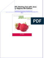 Ebook Download (Ebook PDF) Starting Out With Java: Early Objects 5th Edition All Chapter