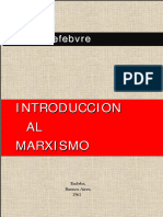 LEFEBVRE Marxismo