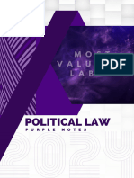 2024 Purple Notes in Political Law