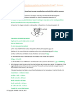 Aqa Biology Inheritance Variation Evolution Graspit Gcse Answers