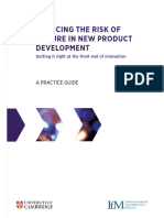 Reducing The Risk of Failure in New Product Development Report - Oecd