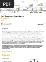 Sap Document Compliance Overview