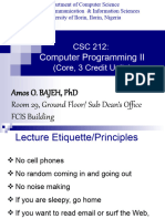 CSC 212 Lecture Slides Module