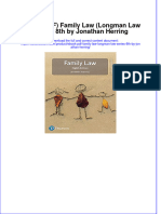 Ebook Download (Ebook PDF) Family Law (Longman Law Series) 8th by Jonathan Herring All Chapter