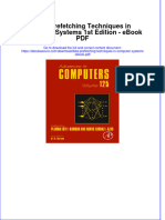 Ebook Download Data Prefetching Techniques in Computer Systems 1st Edition - Ebook PDF All Chapter