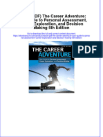 Ebook Download (Ebook PDF) The Career Adventure: Your Guide To Personal Assessment, Career Exploration, and Decision Making 5th Edition All Chapter