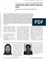 Core@shell Nanomaterials - Gold-Coated Magnetic Oxide Nanoparticles