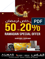 50 To 20% Ramadan Special Offer