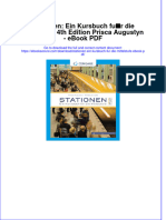 Ebook Download Stationen: Ein Kursbuch Für Die Mittelstufe 4th Edition Prisca Augustyn - Ebook PDF All Chapter