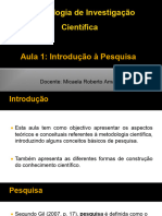 Aula 1 - Introducao A Pesquisa Aplicada