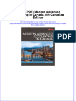 Ebook Download (Ebook PDF) Modern Advanced Accounting in Canada, 9th Canadian Edition All Chapter