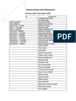 Data Pengeluaran Dan Pemasukan