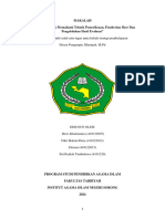 Makalah "Menjelaskan Dan Memahami Teknik Pemeriksaan, Pemberian Skor Dan Pengelolahan Hasil Evaluasi"