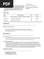 Ashish Chowdary Resume