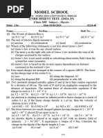 XII - Physics 01 May 2024