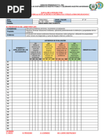 Lista de Cotejo 1 4to Ua4 2024