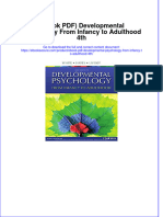 Ebook Download (Ebook PDF) Developmental Psychology From Infancy To Adulthood 4th All Chapter