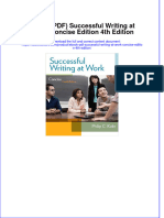 Ebook Download (Ebook PDF) Successful Writing at Work: Concise Edition 4th Edition All Chapter