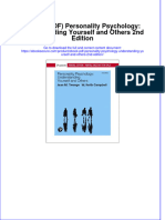 Ebook Download (Ebook PDF) Personality Psychology: Understanding Yourself and Others 2nd Edition All Chapter