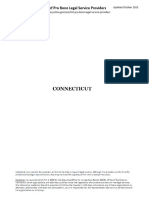 Connecticut: List of Pro Bono Legal Service Providers