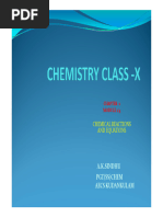 X - Chemical Reactions - Module 1