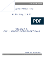 Volume 03 - University Civil Specifications