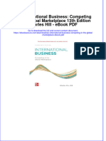 Ebook Download ISE International Business: Competing in The Global Marketplace 13th Edition Charles Hill - Ebook PDF All Chapter