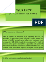 Insurance Lecture PDF