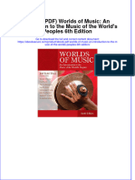 Ebook Download (Ebook PDF) Worlds of Music: An Introduction To The Music of The World's Peoples 6th Edition All Chapter