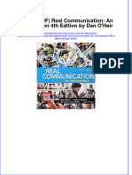 Ebook Download (Ebook PDF) Real Communication: An Introduction 4th Edition by Dan O'Hair All Chapter