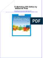 Ebook Download (Ebook PDF) Marketing 20th Edition by William M. Pride All Chapter