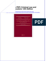 Ebook Download (Ebook PDF) Criminal Law and Procedure 12th Edition All Chapter