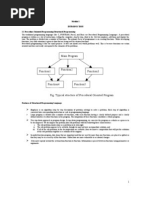 Main Program: 1.1 Procedure Oriented Programming/Structured Programming