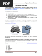 Capstan and Turret Lathe