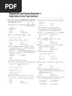 Sequences and Series Exercises