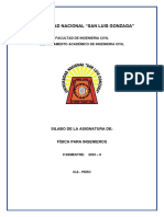 Silabo - 1P27016 - FISICA PARA INGENIEROS