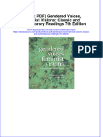 Ebook Download (Ebook PDF) Gendered Voices, Feminist Visions: Classic and Contemporary Readings 7th Edition All Chapter