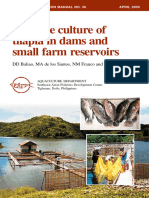 Net Cage Culture of Tilapia and Small Farm Reservoir