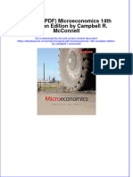 Ebook Download (Original PDF) Microeconomics 14th Canadian Edition by Campbell R. McConnell All Chapter