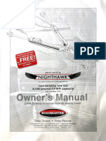 Roadmaster Nighthawk Tow Bar Manual