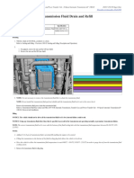 10R140 Transmission Fluid Drain and Refill
