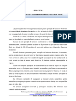 Instrucțiuni Privind Utilizarea Echipamentelor de Muncă - Floricultor