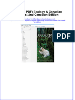 Ebook Download (Original PDF) Ecology A Canadian Context 2nd Canadian Edition All Chapter