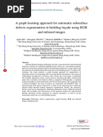 A Graph Learning Approach For Automatic Subsurface Defects Segmentation in Building Façade Using RGB and Infrared Images