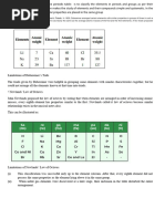 Notes Periodic Classification