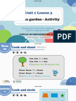 Unit 1 Lesson 3 in The Garden Activity